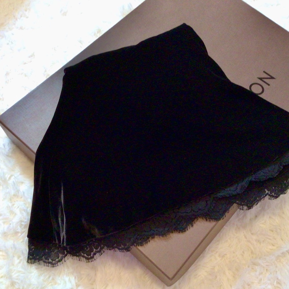 Dolce & Gabbana 40 Velvet Silk Lace Italy D&G Witchy Fancy Christmas S Sm Flaw *